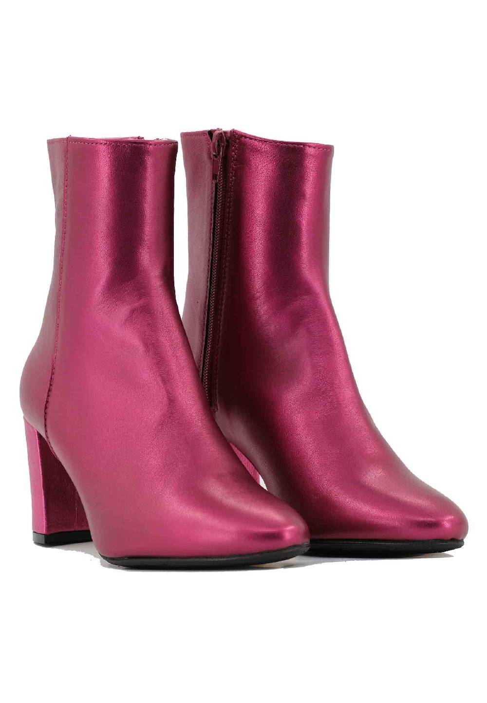 L'ARIANNA Stivaletti TR1692/G In Pelle Fuxia