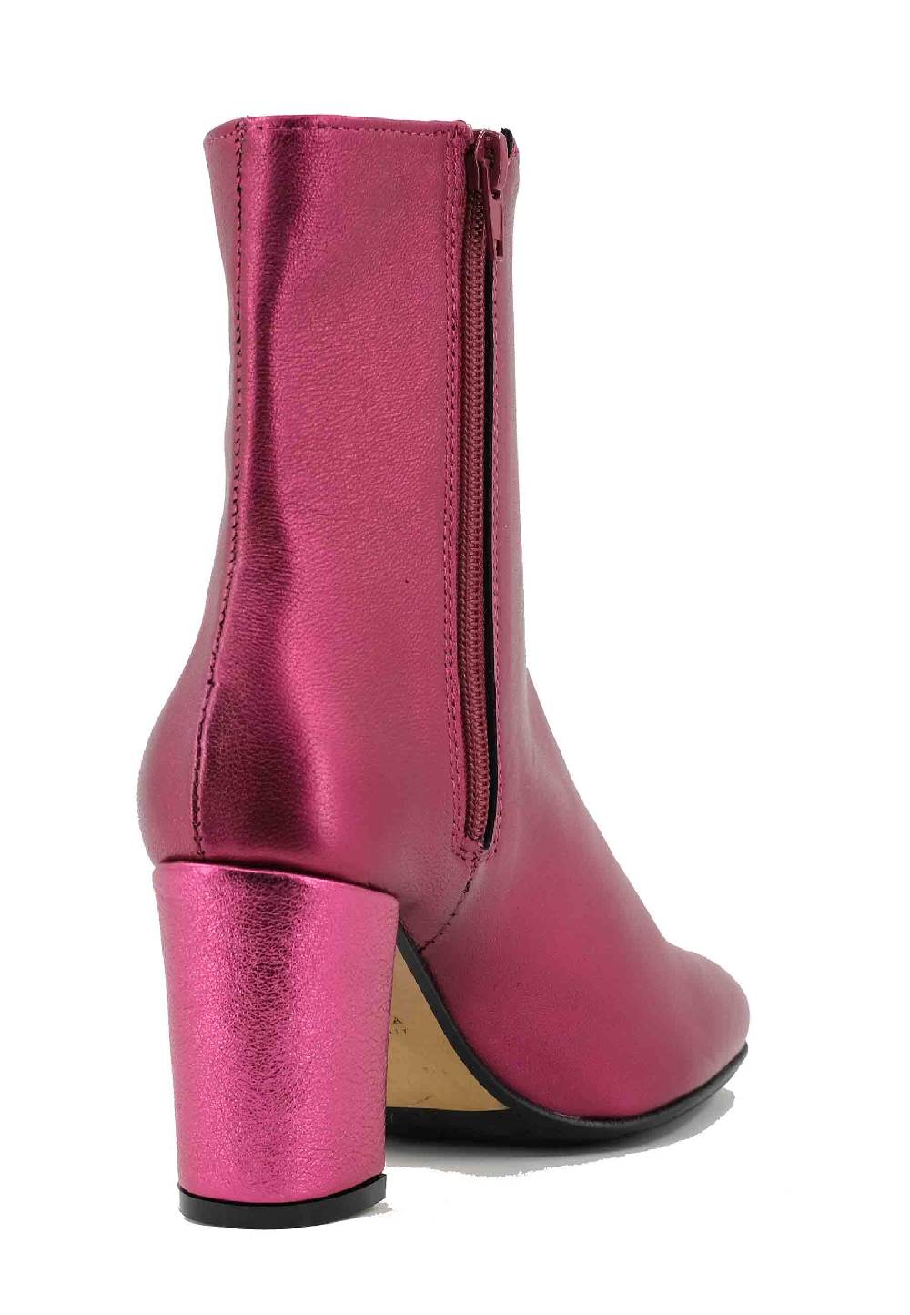 L'ARIANNA Stivaletti TR1692/G In Pelle Fuxia