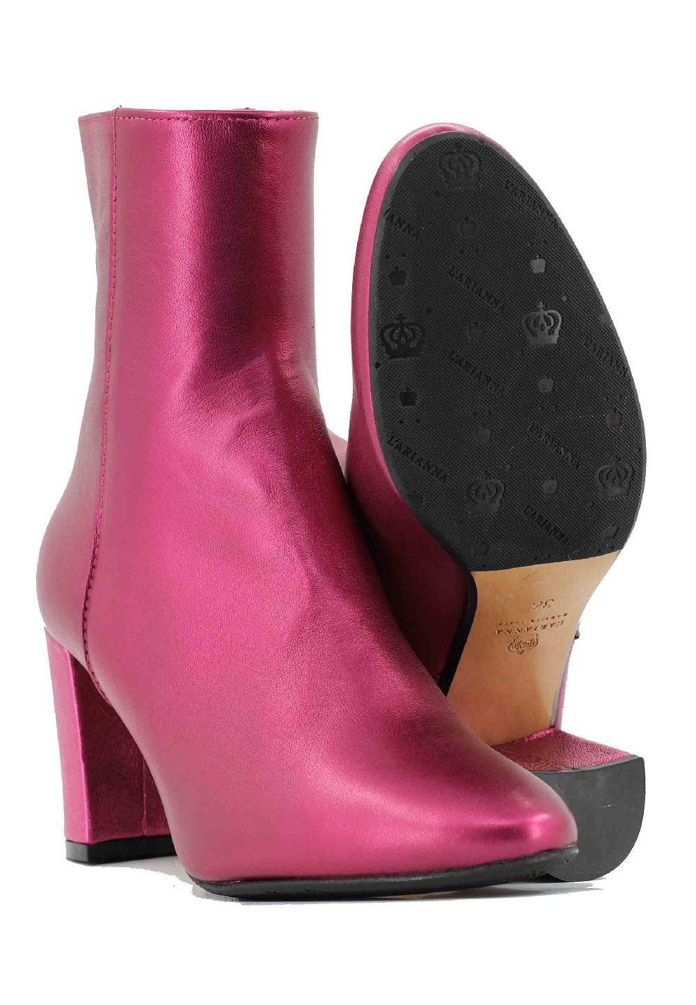 L'ARIANNA Stivaletti TR1692/G In Pelle Fuxia