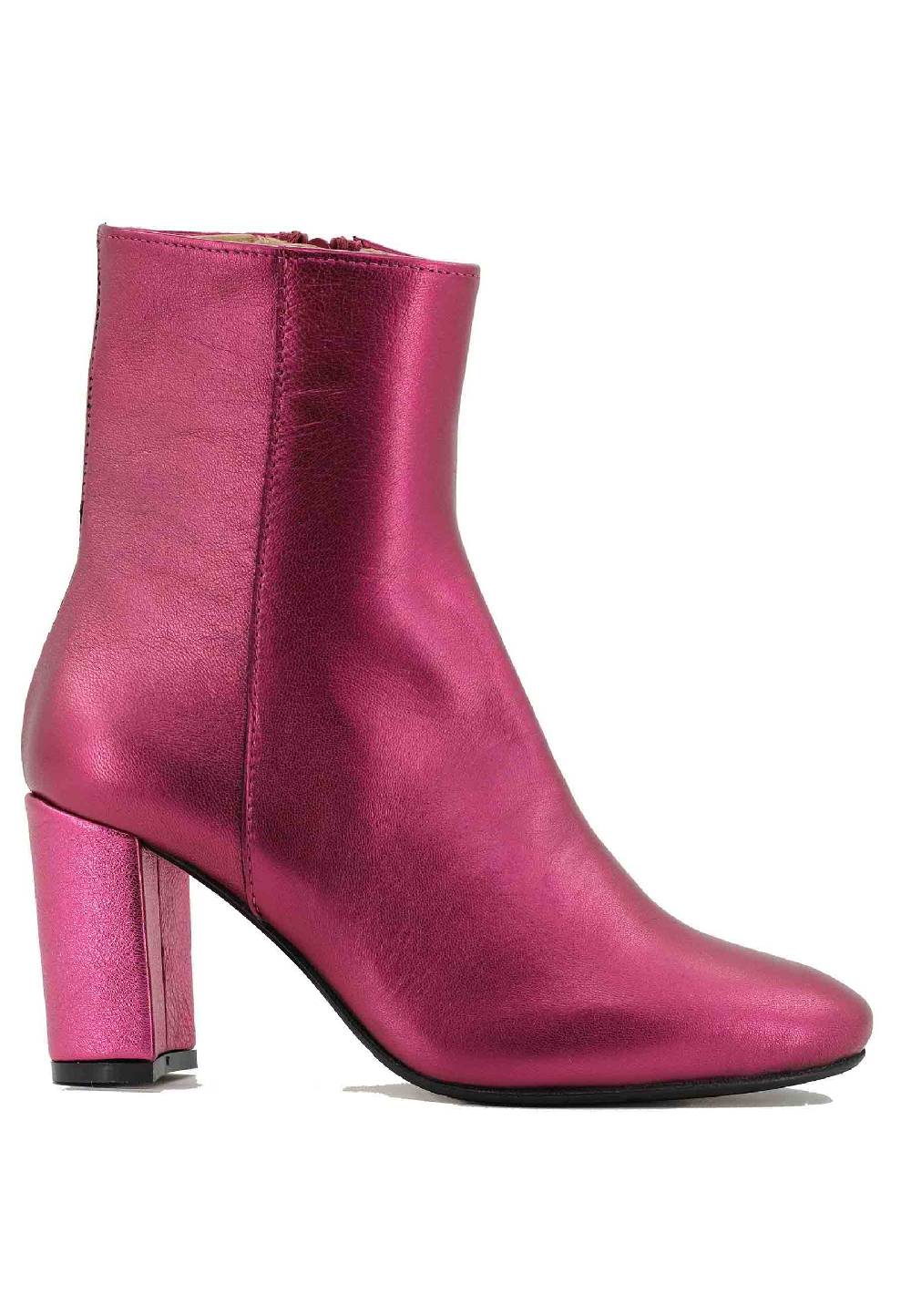 L'ARIANNA Stivaletti TR1692/G in pelle fuxia