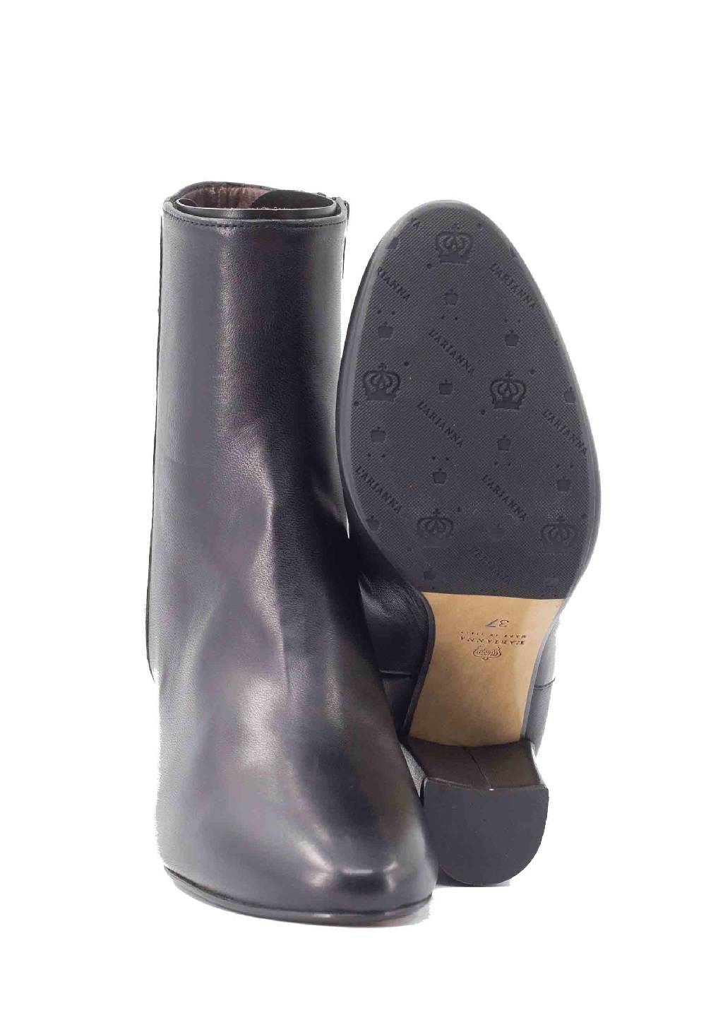 L'ARIANNA Stivaletti TR1692/G In Pelle Nera