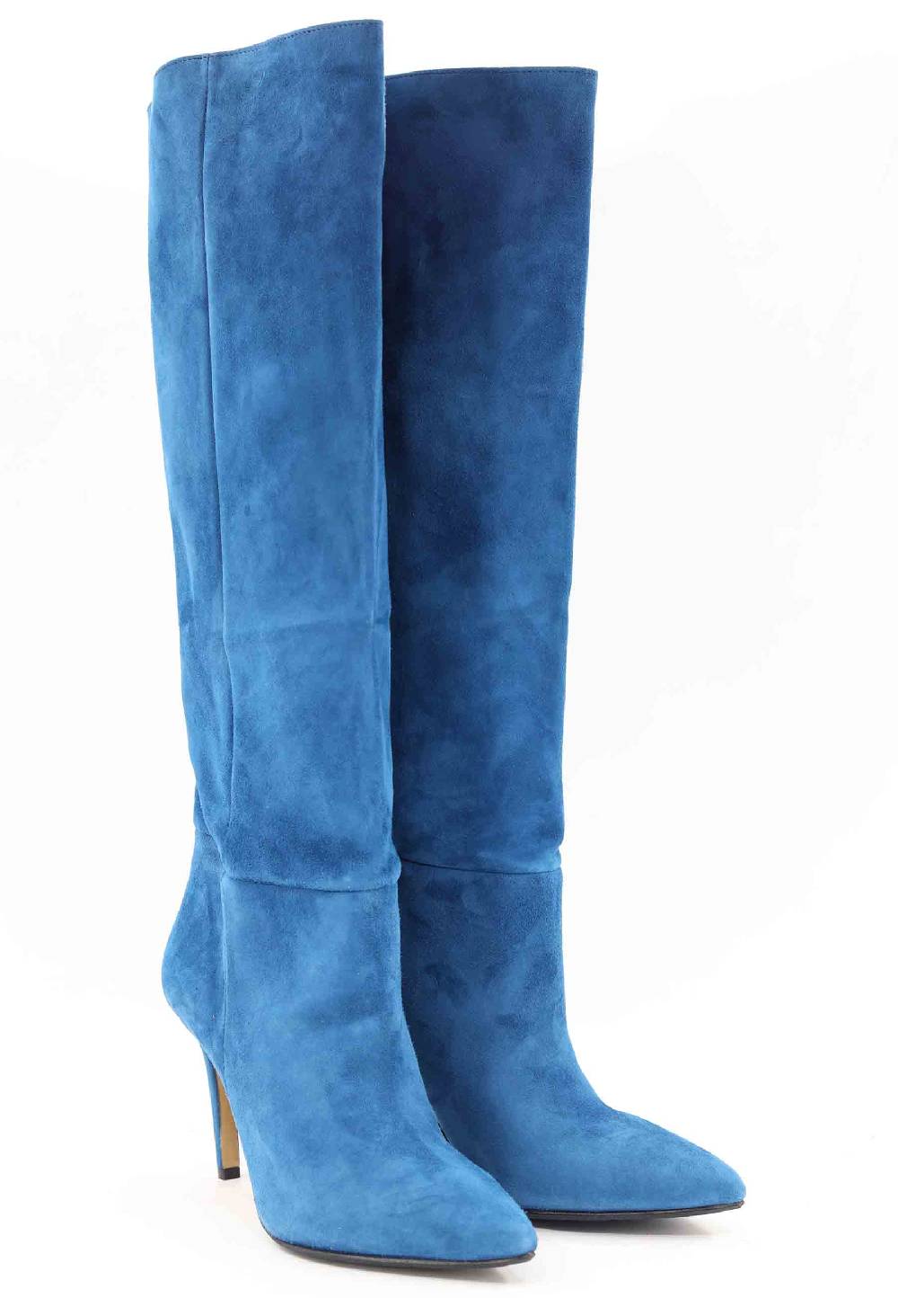L'ARIANNA Stivali ST1242 Da Donna In Camoscio Blu