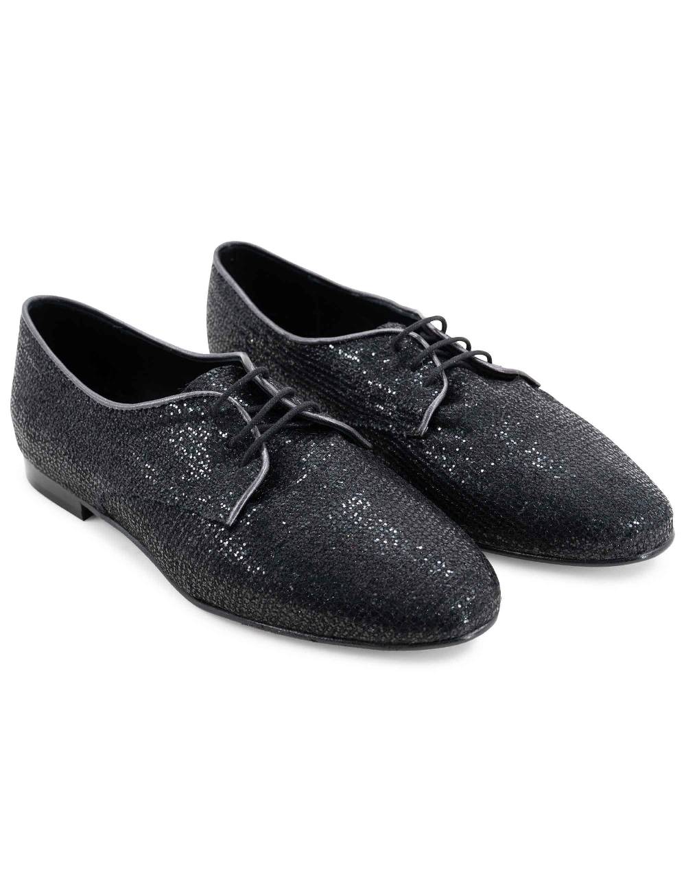 L'ARIANNA Scarpina Sc1706 Donna In Tessuto Moon Nero