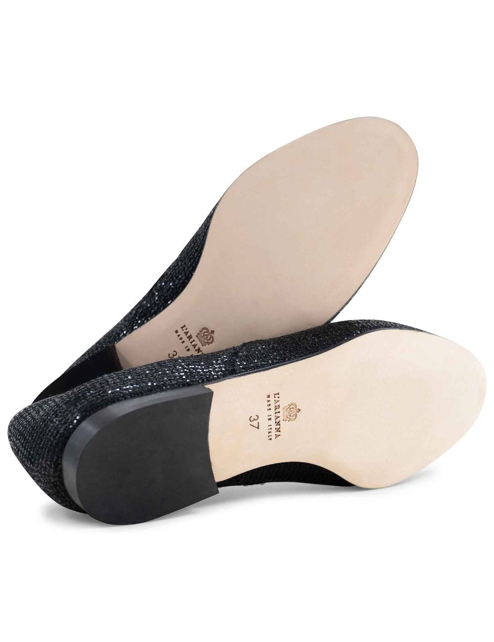 L'ARIANNA Scarpina Sc1706 Donna In Tessuto Moon Nero