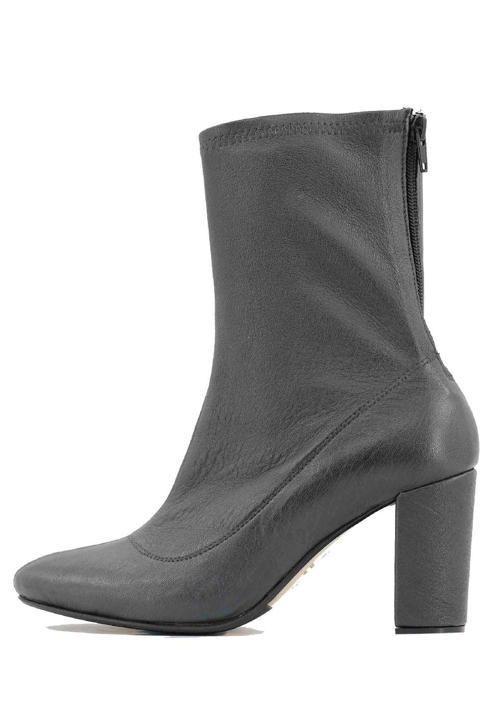 L'ARIANNA Stivaletti EL3002 In Elasticizzato Grigio Con Tacco Alto