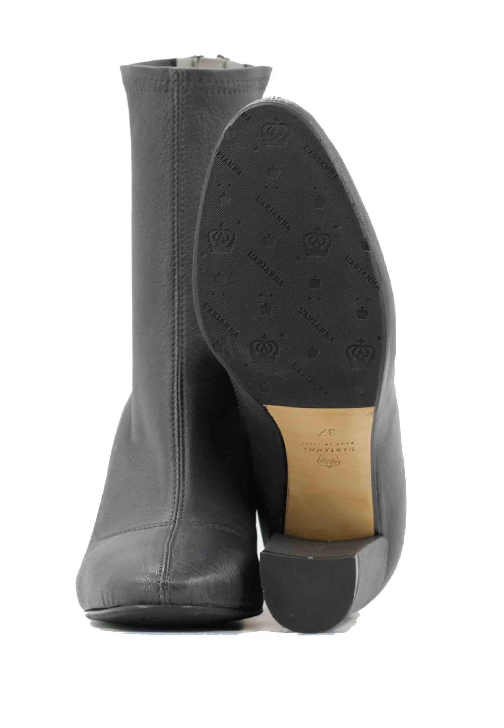 L'ARIANNA Stivaletti EL3002 In Elasticizzato Grigio Con Tacco Alto