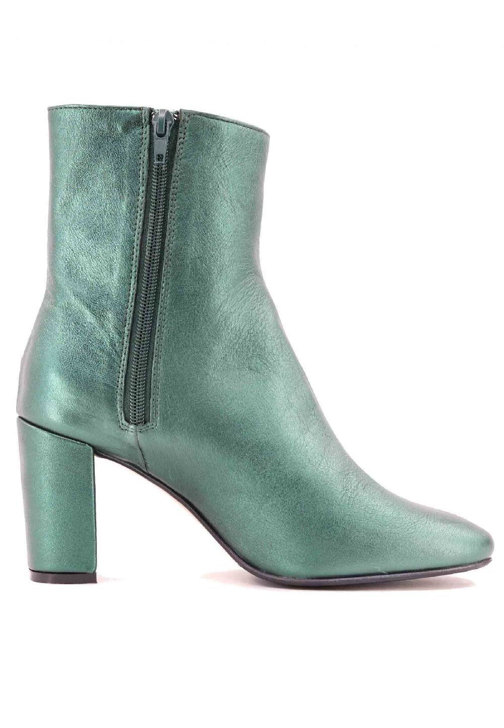 L'ARIANNA Stivaletti Tr1692/g Da Donna In Pelle Laminta Verde