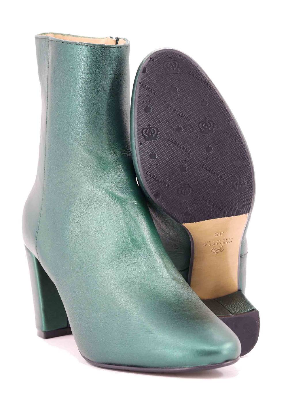 L'ARIANNA Stivaletti Tr1692/g Da Donna In Pelle Laminta Verde