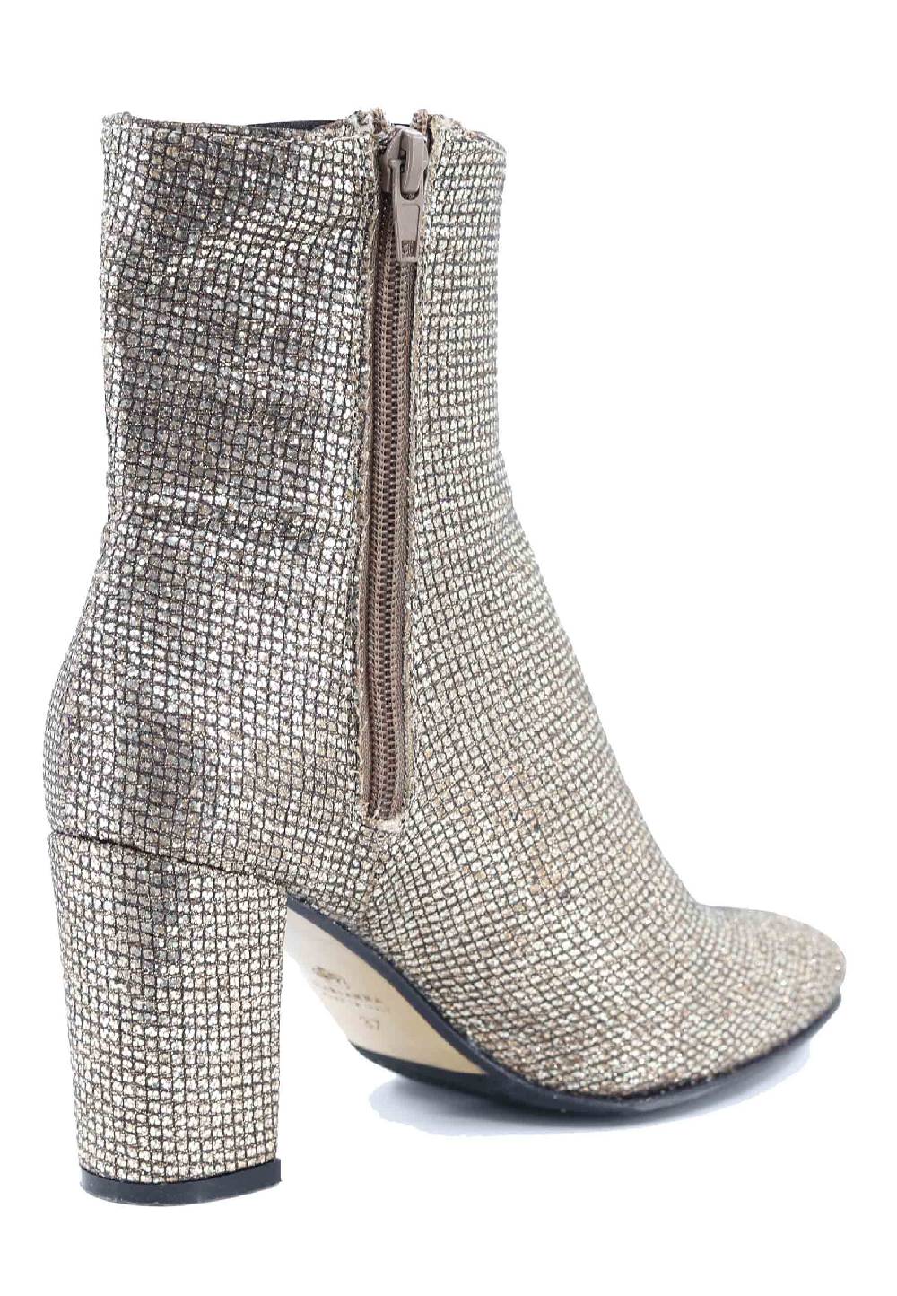 L'ARIANNA Stivaletti Tr1692/g Da Donna In Tessuto Moon Oro