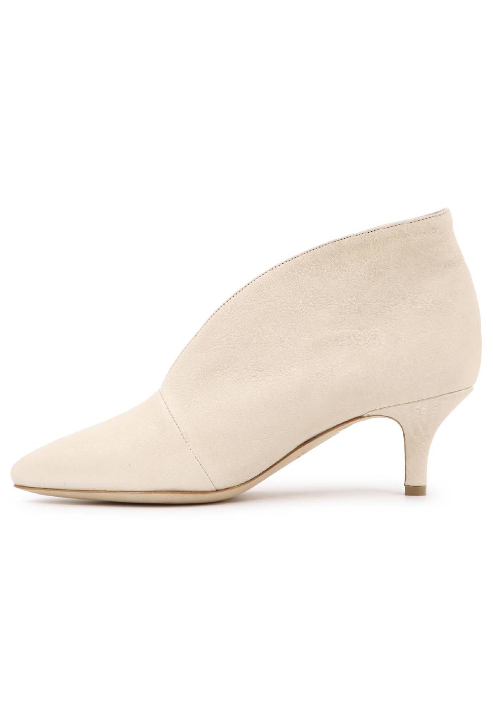 L'ARIANNA Tronchetti Tr8006 Donna Ankle Boot In Pelle Bianco Frost Con Tacco Basso Tono Su Tono