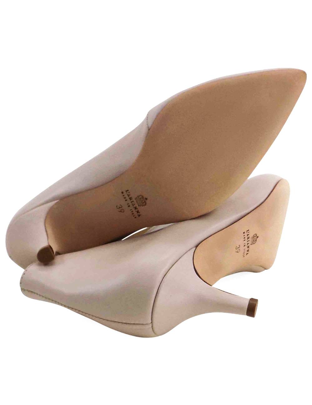 L'ARIANNA Tronchetti Tr8006 Donna Ankle Boot In Pelle Kiss Con Tacco Basso