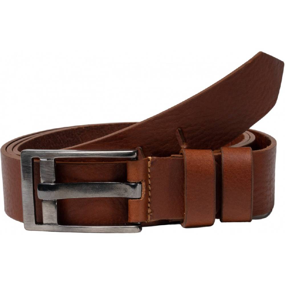 Lartigiano Del Cuoio Cintura In Cuoio Con Fibbia Rettangolare Con Ardiglione Piatto