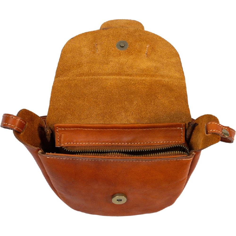 Lartigiano Del Cuoio Minibag Artigianale Da Donna In Morbida Pelle Made In Italy