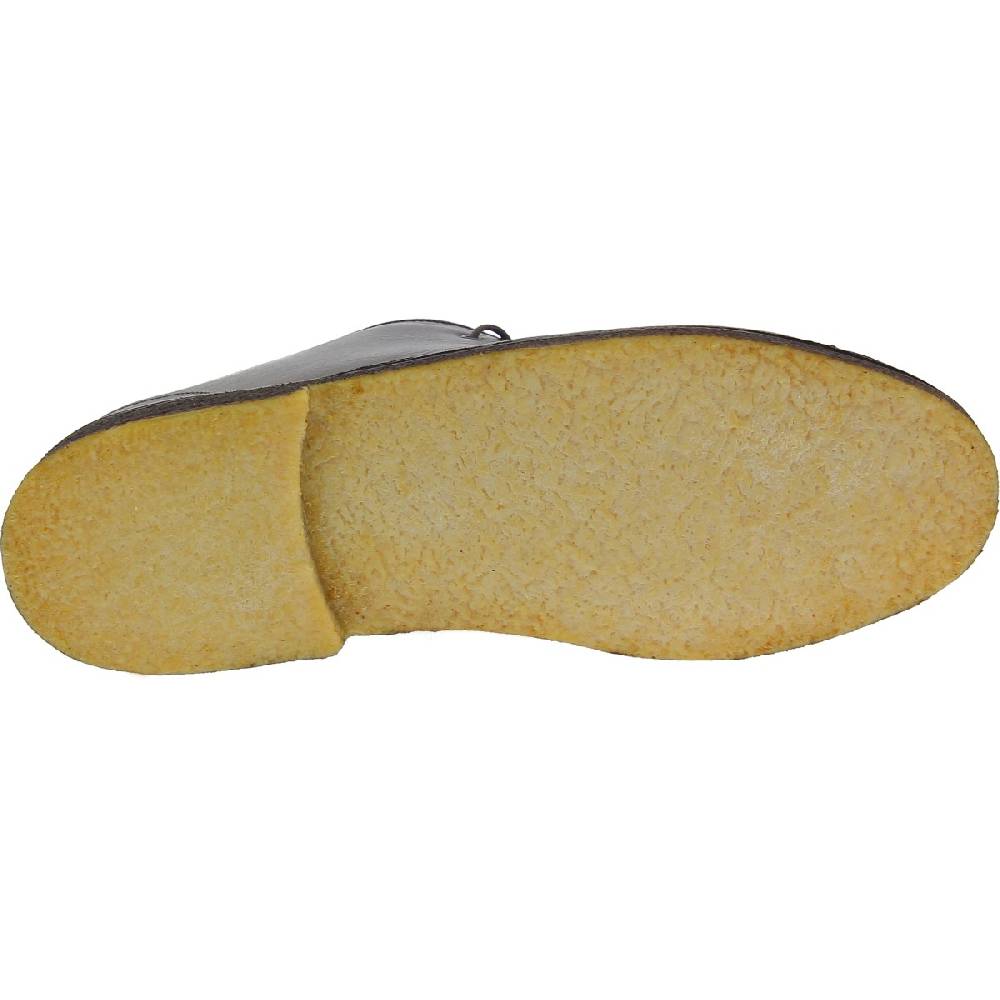 Lartigiano Del Cuoio Polacchine Da Uomo In Pelle Marrone Scuro Con Fodera Invernale