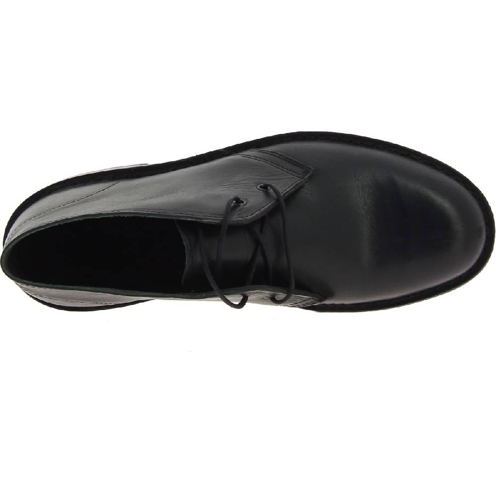 Lartigiano Del Cuoio Polacchine Da Uomo In Pelle Nera Fatte A Mano In Italia