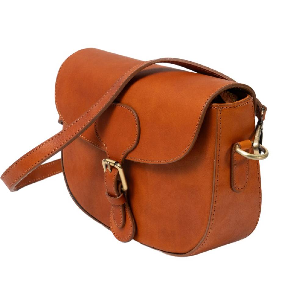 Lartigiano Del Cuoio Postina Donna In Pelle Conciata Al Vegetale Color Cuoio