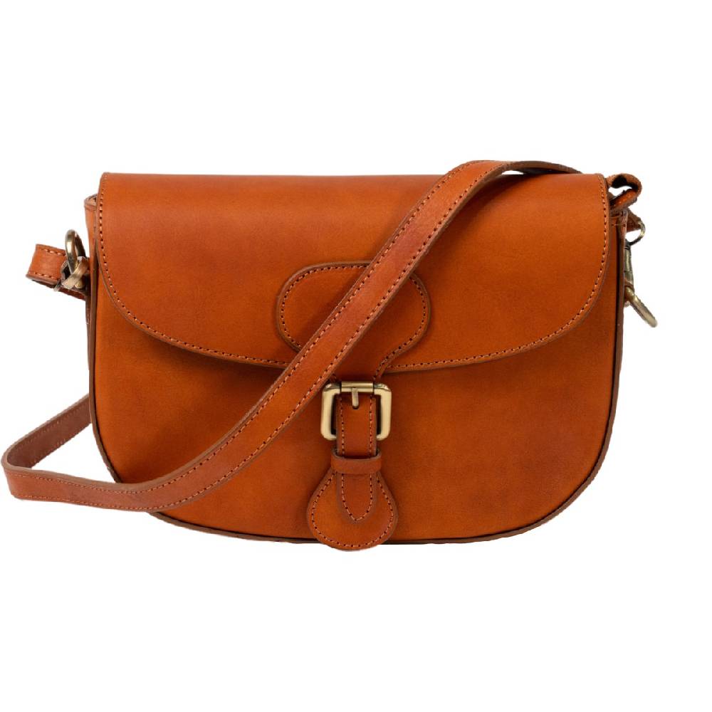 Lartigiano Del Cuoio Postina donna in pelle conciata al vegetale color cuoio