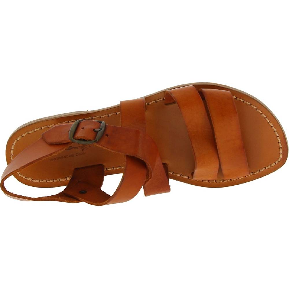 Lartigiano Del Cuoio Sandali Alla Francescana Da Donna In Cuoio Artigianali