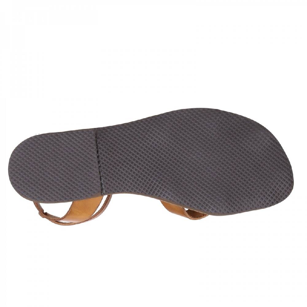 Lartigiano Del Cuoio Sandali Bassi Fatti A Mano In Italia In Pelle Marrone