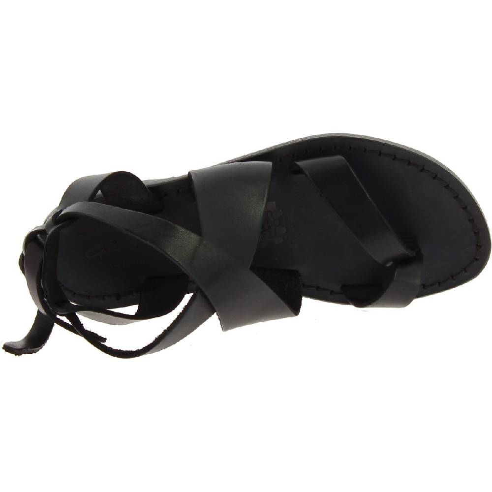 Lartigiano Del Cuoio Sandali Donna In Pelle Colore Nero Fatti A Mano In Italia