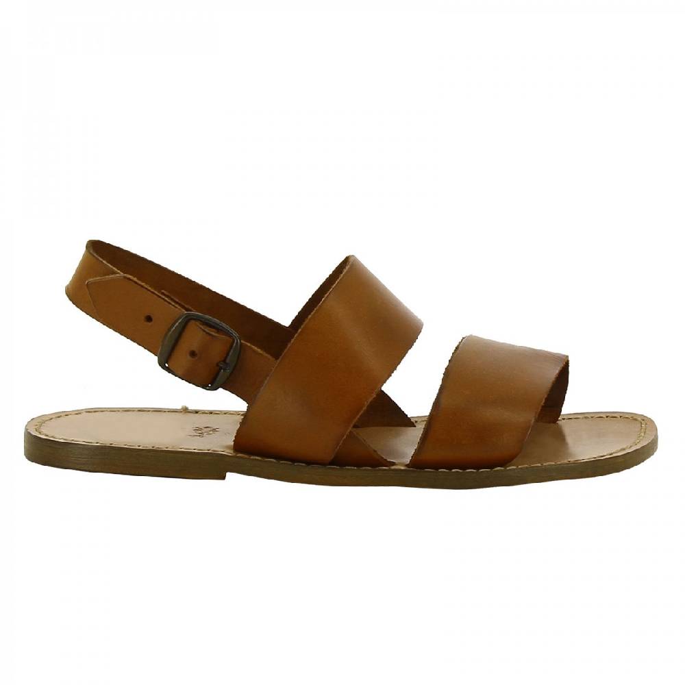 Lartigiano Del Cuoio Sandali Francescani Uomo In Pelle Color Cuoio Artigianali