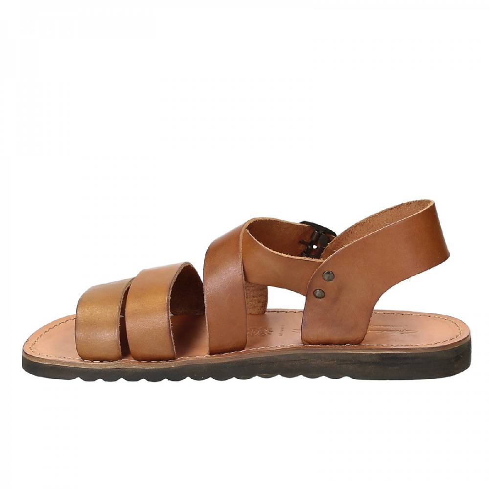 Lartigiano Del Cuoio Sandali In Cuoio Da Uomo Fatti A Mano In Pelle