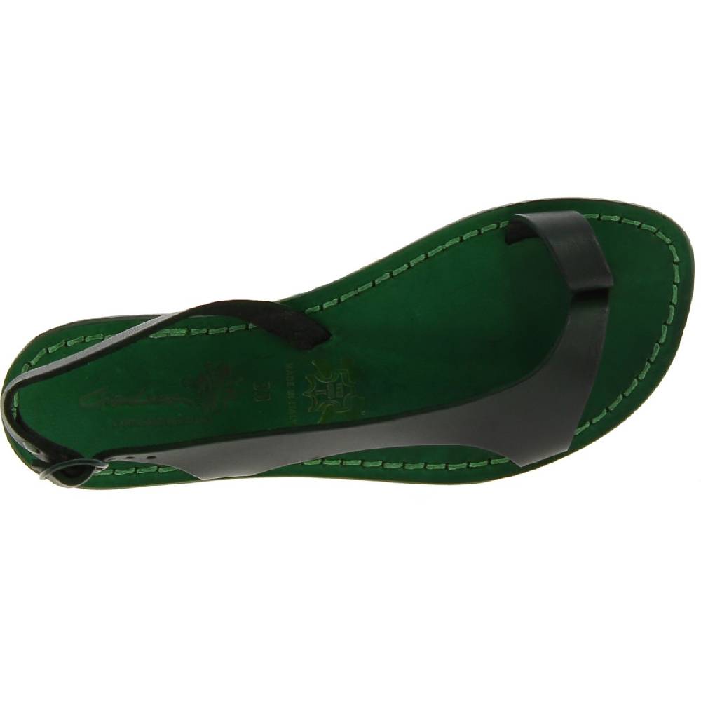 Lartigiano Del Cuoio Sandali Infradito Da Donna Artigianali In Pelle Verde