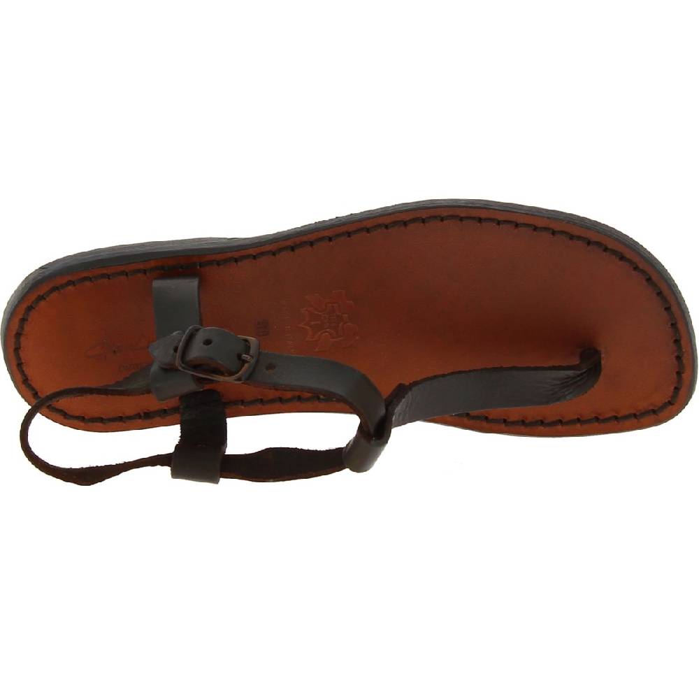 Lartigiano Del Cuoio Sandali Infradito Da Uomo In Pelle Marrone Artigianali