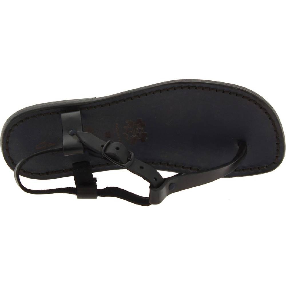 Lartigiano Del Cuoio Sandali Infradito Da Uomo In Pelle Nera Artigianali