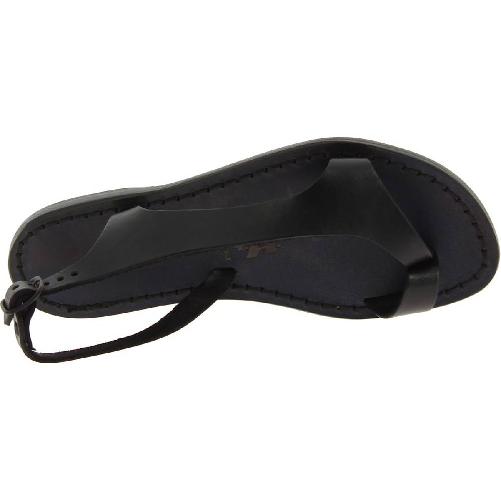 Lartigiano Del Cuoio Sandali Infradito Neri Da Donna In Pelle Artigianali