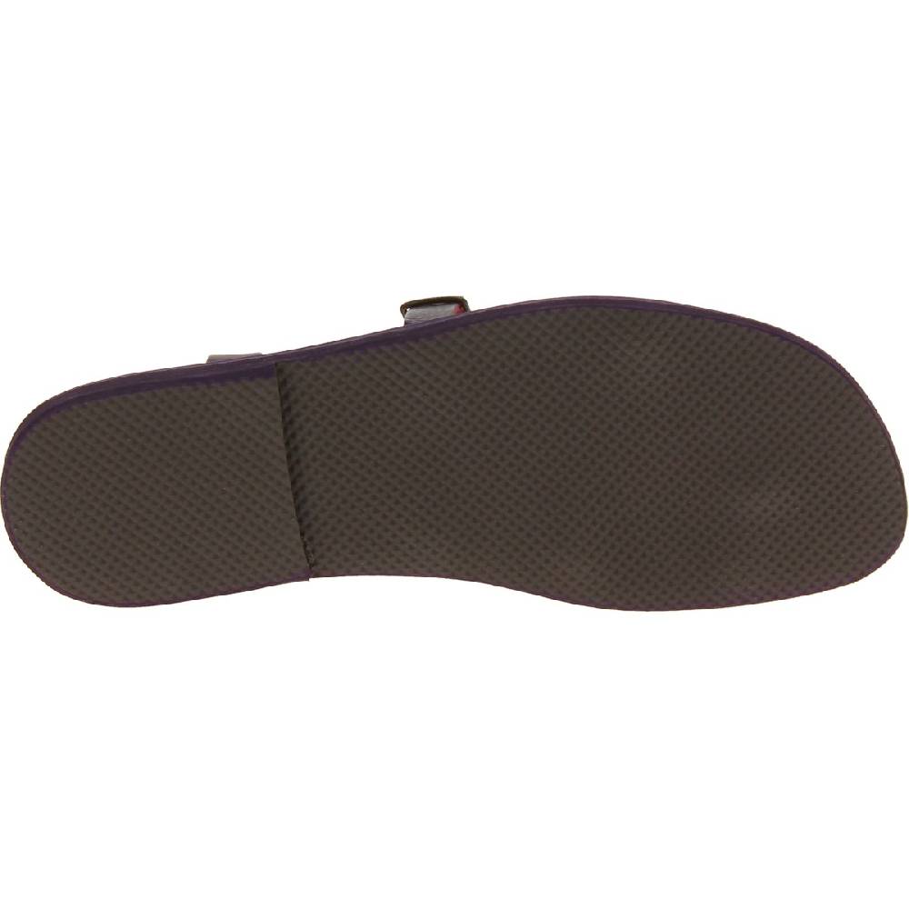 Lartigiano Del Cuoio Sandali Uomo In Cuoio Artigianali In Pelle Color Viola