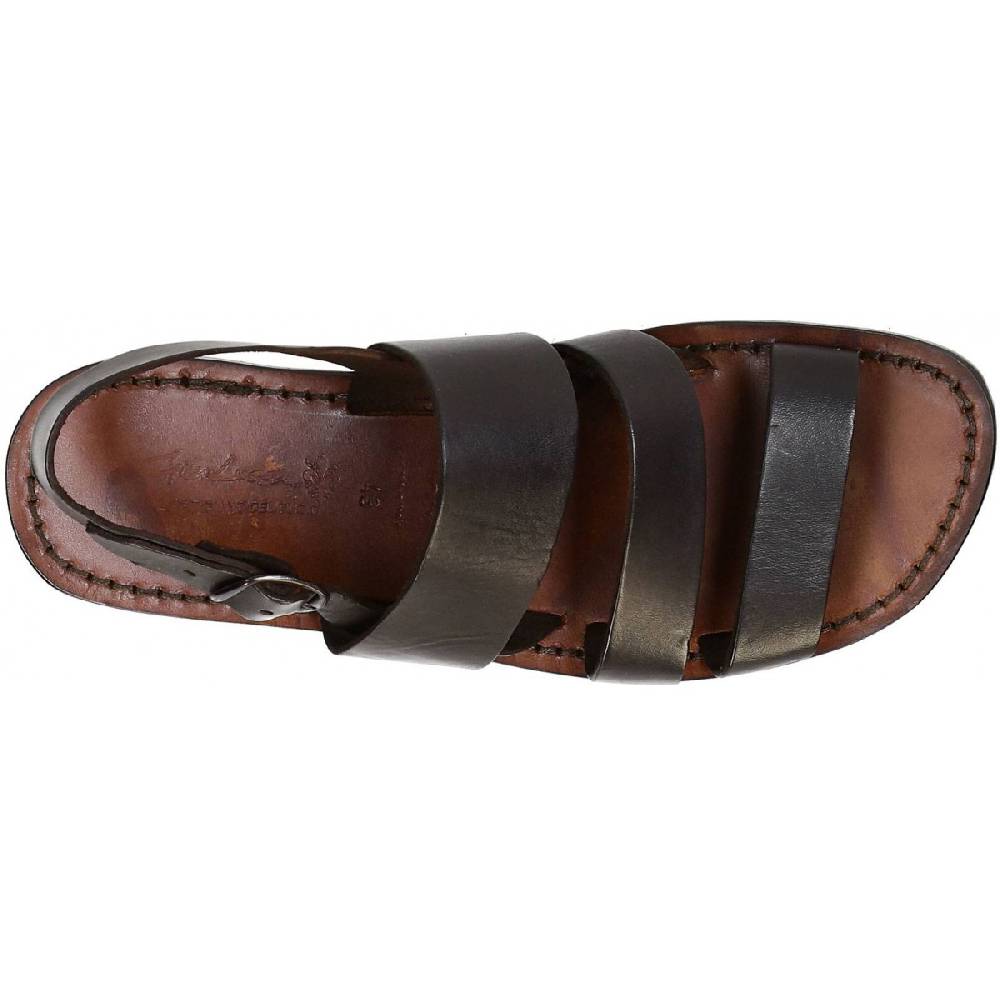 Lartigiano Del Cuoio Sandalo Francescano In Cuoio Testa Di Moro Da Uomo