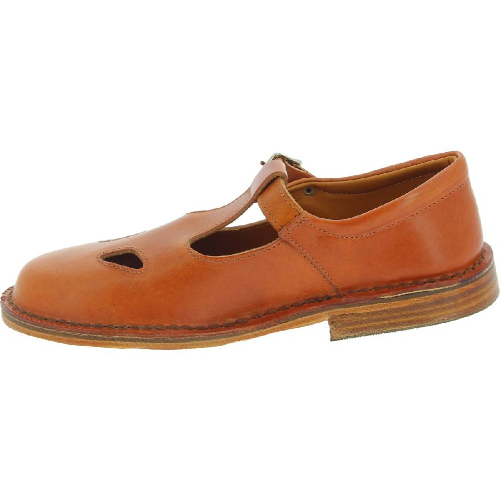 Lartigiano Del Cuoio Scarpe Con Occhietti Per Adulti In Pelle Marrone Fatte A Mano In Italia