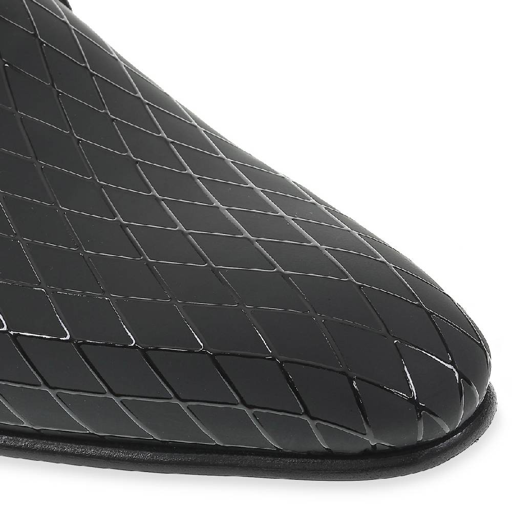 Lartigiano Del Cuoio Scarpe Da Cerimonia In Vernice Stampata Diamond - Fratelli Borgioli - Artigianalità Italiana