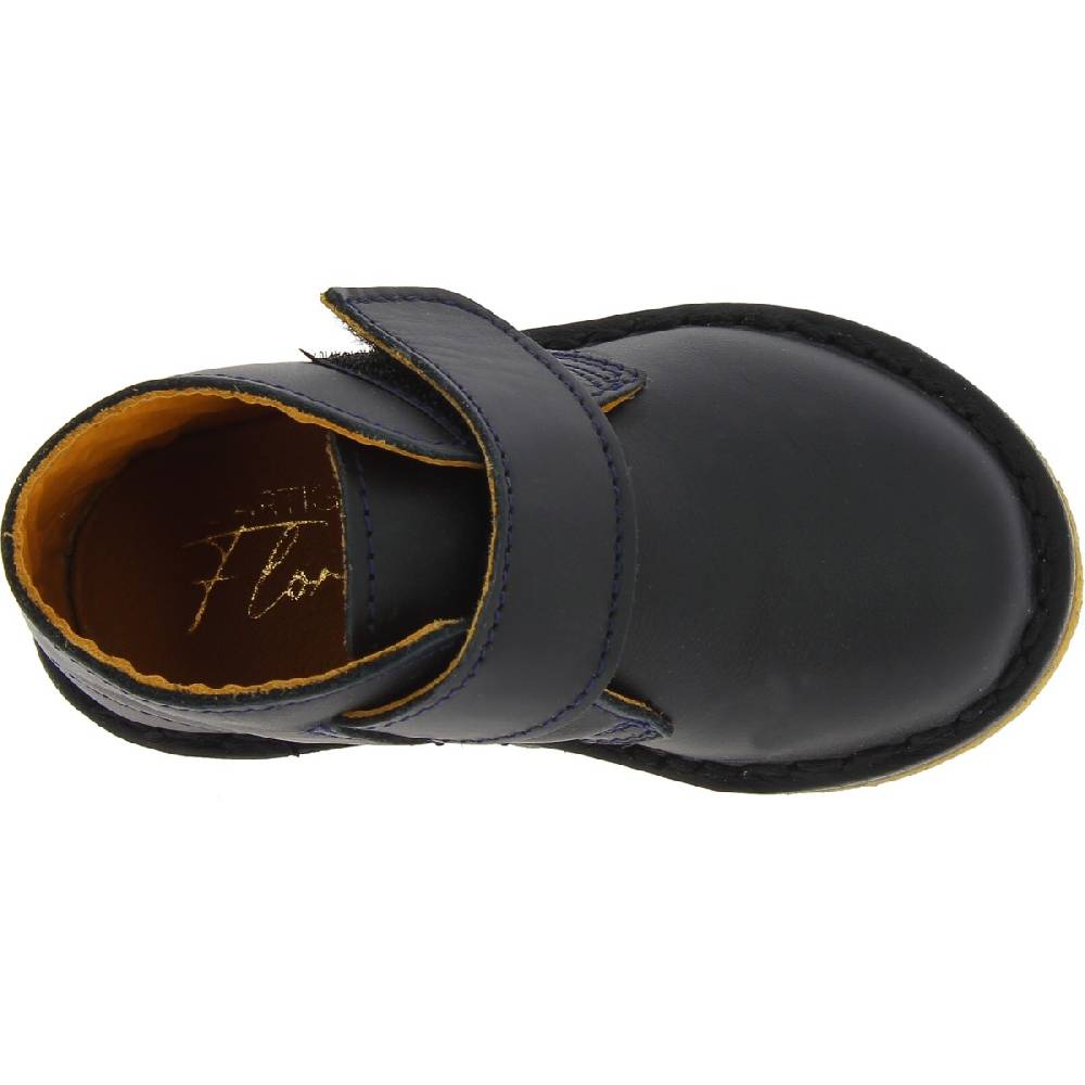 Lartigiano Del Cuoio Scarponcini Da Bambino In Pelle Nero Fatti A Mano In Italia