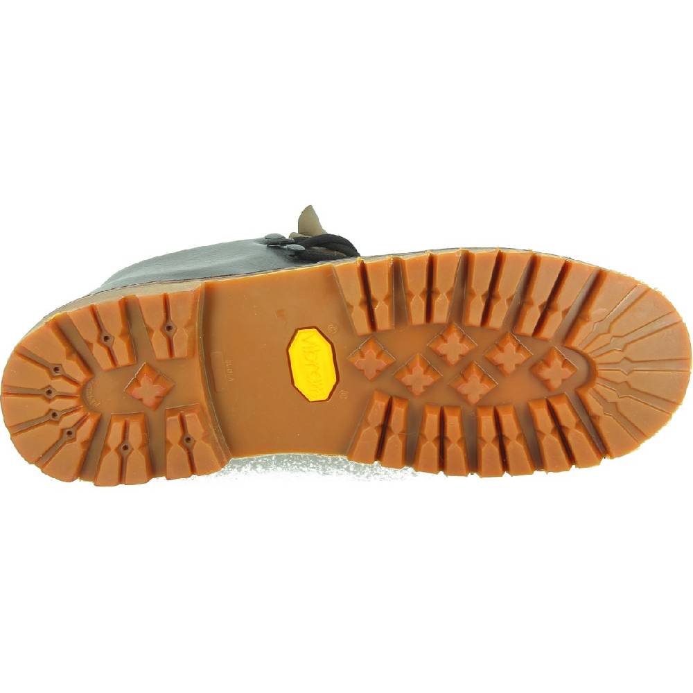 Lartigiano Del Cuoio Scarpone Da Montagna In Pelle Nera Conciata Al Vegetale