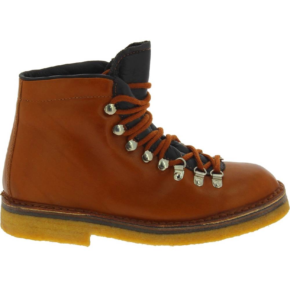 Lartigiano Del Cuoio Stivale Da Montagna Donna Color Cuoio Suola In Caucciù