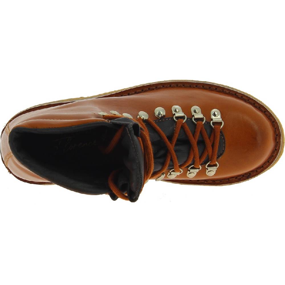 Lartigiano Del Cuoio Stivale Da Montagna Donna Color Cuoio Suola In Caucciù