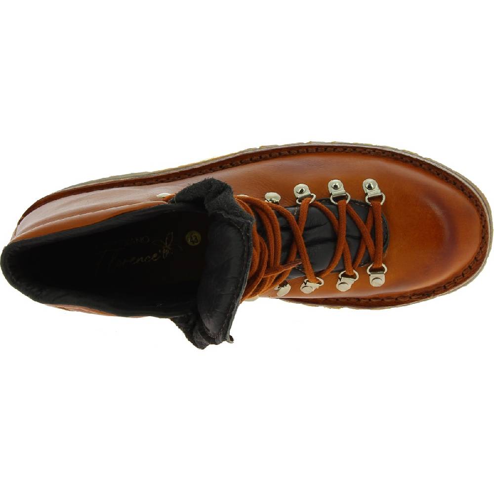 Lartigiano Del Cuoio Stivale Da Montagna In Pelle Conciata Al Vegetale Color Cuoio