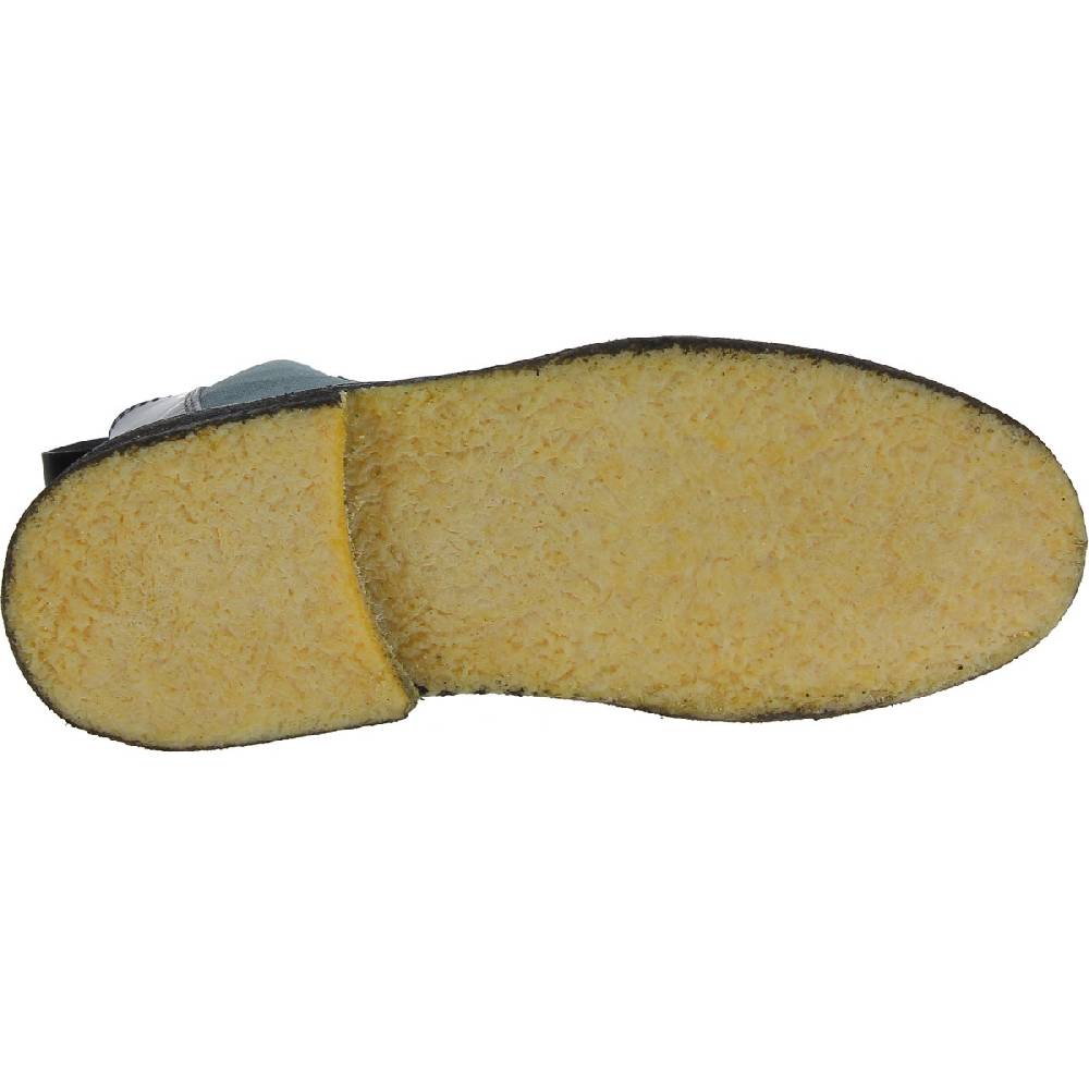 Lartigiano Del Cuoio Stivaletti Chelsea Donna In Pelle Nera E Suola In Para Artigianali