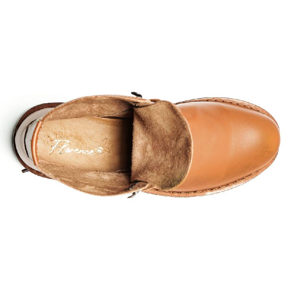 Lartigiano Del Cuoio Stivaletti Da Uomo In Pelle Color Cuoio Fatte A Mano In Italia