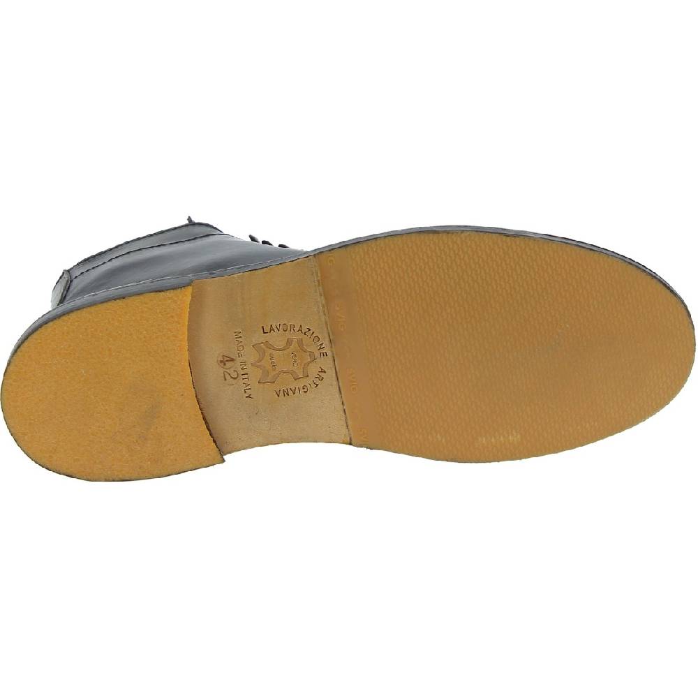 Lartigiano Del Cuoio Stivaletti Da Uomo In Pelle Nera Fatte A Mano In Italia