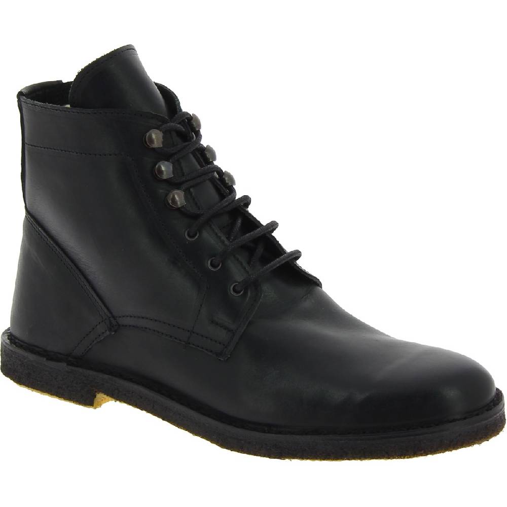 Lartigiano Del Cuoio Stivaletti Da Uomo In Pelle Nera Fatte A Mano In Italia