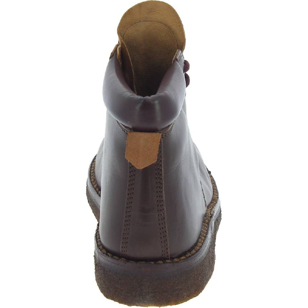 Lartigiano Del Cuoio Stivaletti Uomo Artigianali In Pelle Marrone Scuro Conciata Al Vegetale