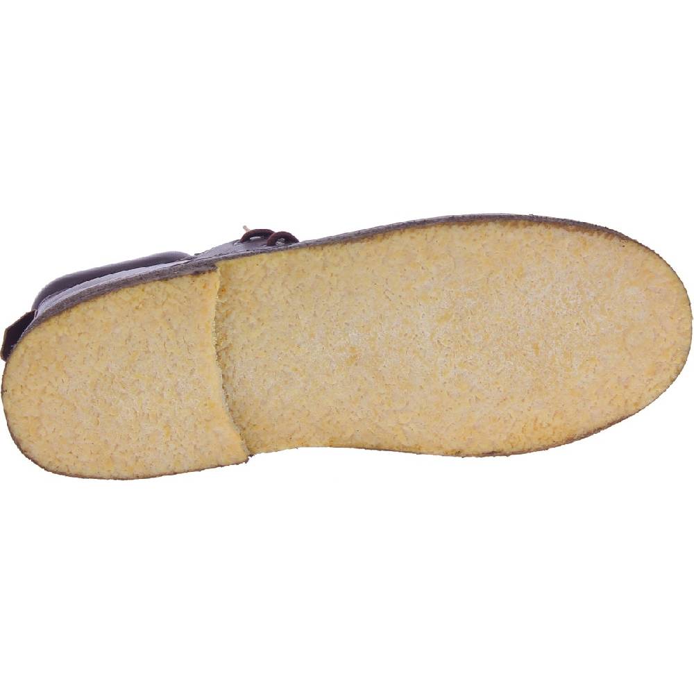 Lartigiano Del Cuoio Stivaletti Uomo Artigianali In Pelle Marrone Scuro Conciata Al Vegetale