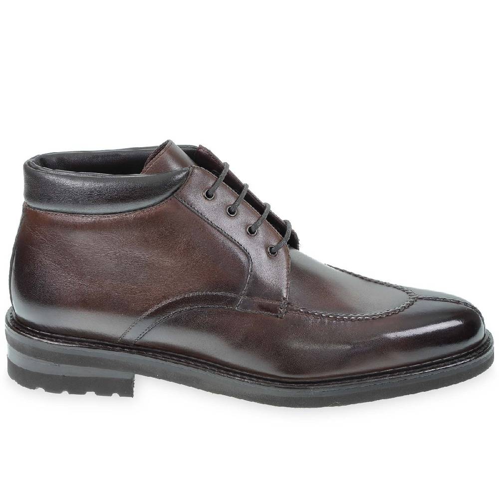 Lartigiano Del Cuoio Stivaletto in cervo color cioccolato - Fratelli Borgioli - Artigianalità Italiana