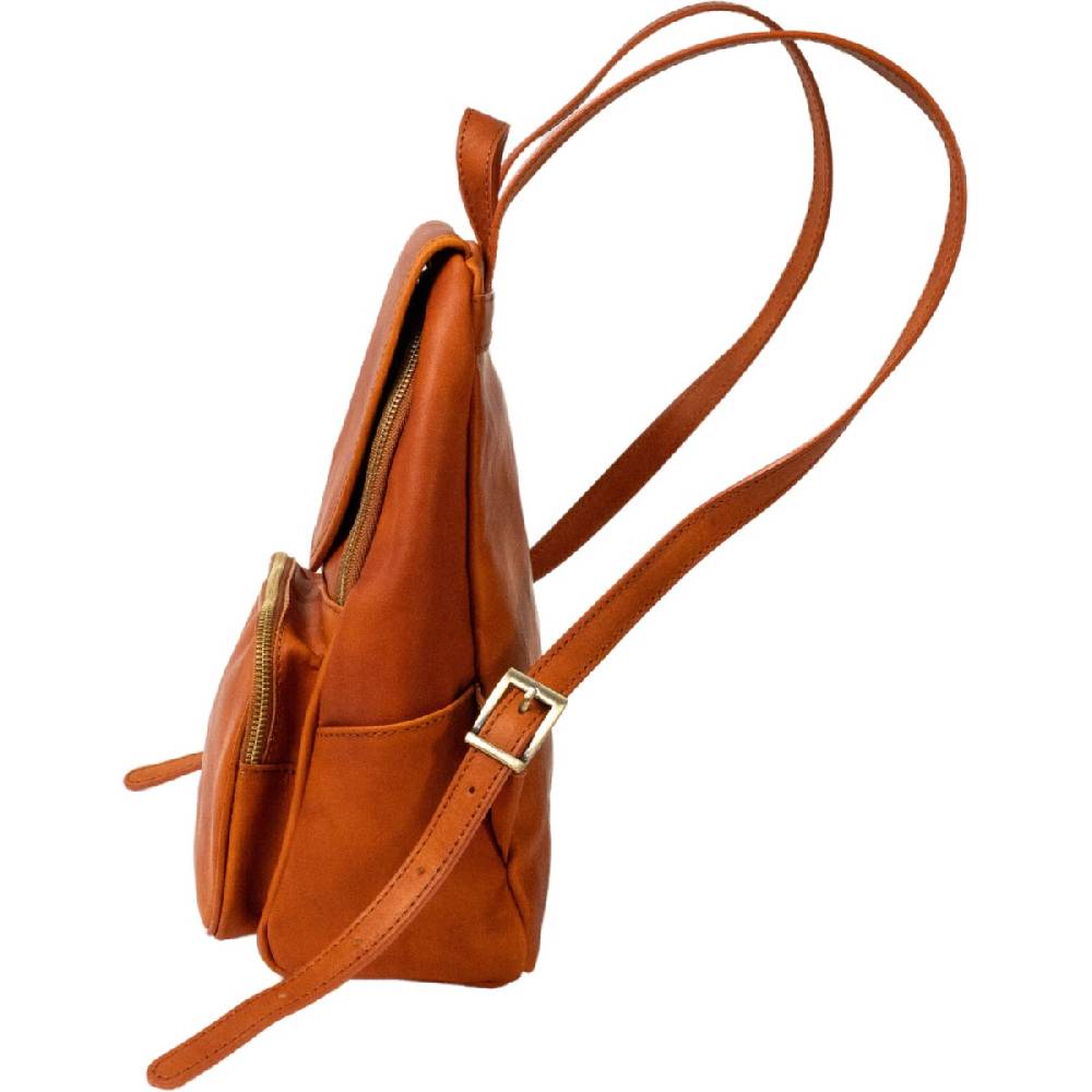 Lartigiano Del Cuoio Zaino Donna In Pelle Di Vitello 100% Handmade In Italy