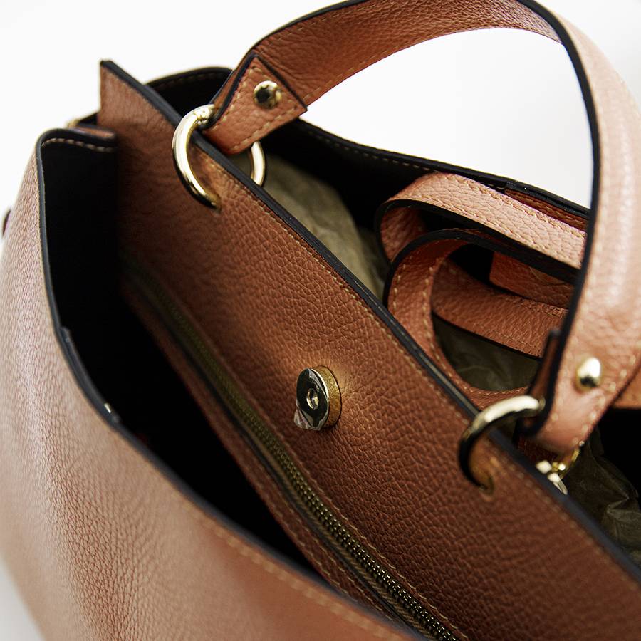 Laura Di Maggio ALEXA – Borsa Strutturata In Pelle Dollaro Cuoio