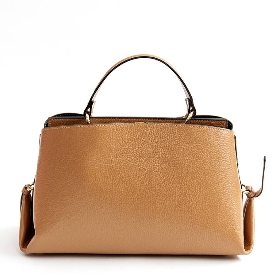 Laura Di Maggio ALEXA – borsa strutturata in pelle dollaro cuoio