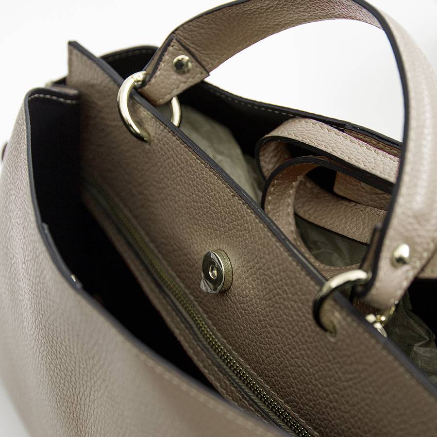 Laura Di Maggio ALEXA – Borsa Strutturata In Pelle Dollaro Taupe